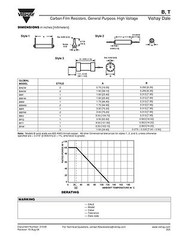 5 Pcs, Resistor, High Voltage, Axial, 100M Ohms, 3.5kV, 1W, Vishay, BBFW100MKF08