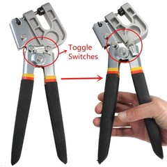 10 inch High-Carbon Steel Stud Crimper Pliers Drywall Tools Punch Lock Framin…
