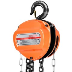 Uimoso Manual Chain Hoist 0.5T/1100 lbs Capacity 10 ft Lift w/Durable G80 Chain