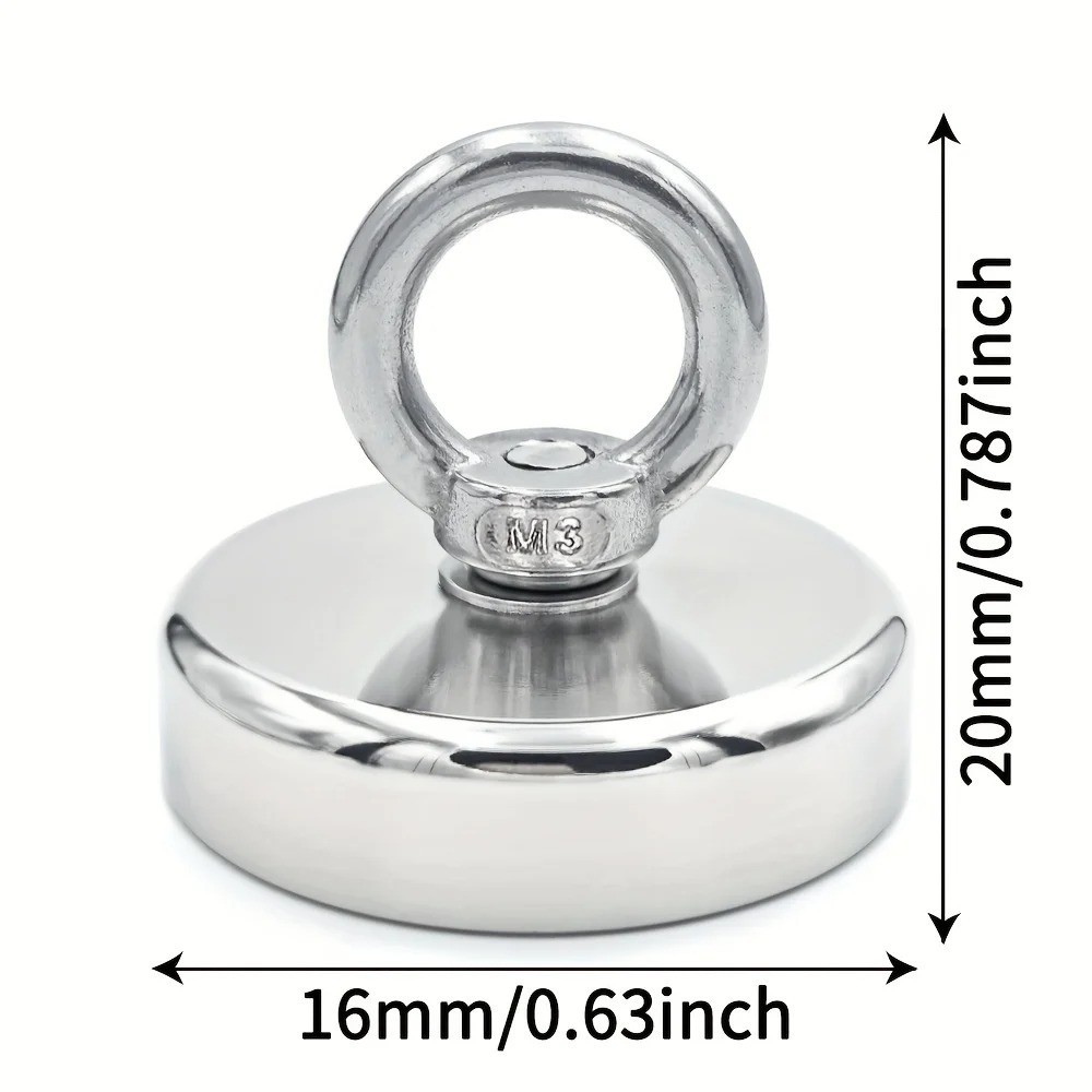 Super Strong Neodymium Fishing Magnet Hook N52 Heavy Duty Rare Earth Magnet with