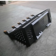 Landhonor 66in/72in Rock Bucket Quick Attach High Quality Skid Steer Attachment