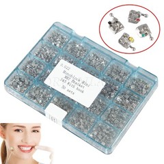 50 Sets Dental Orthodontics Monoblock MINI MBT. 0.022 Brackets 345 Hooks