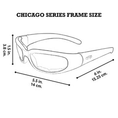 Global Vision Chicago Padded Motorcycle Sunglasses for Women Scratch-Resistant
