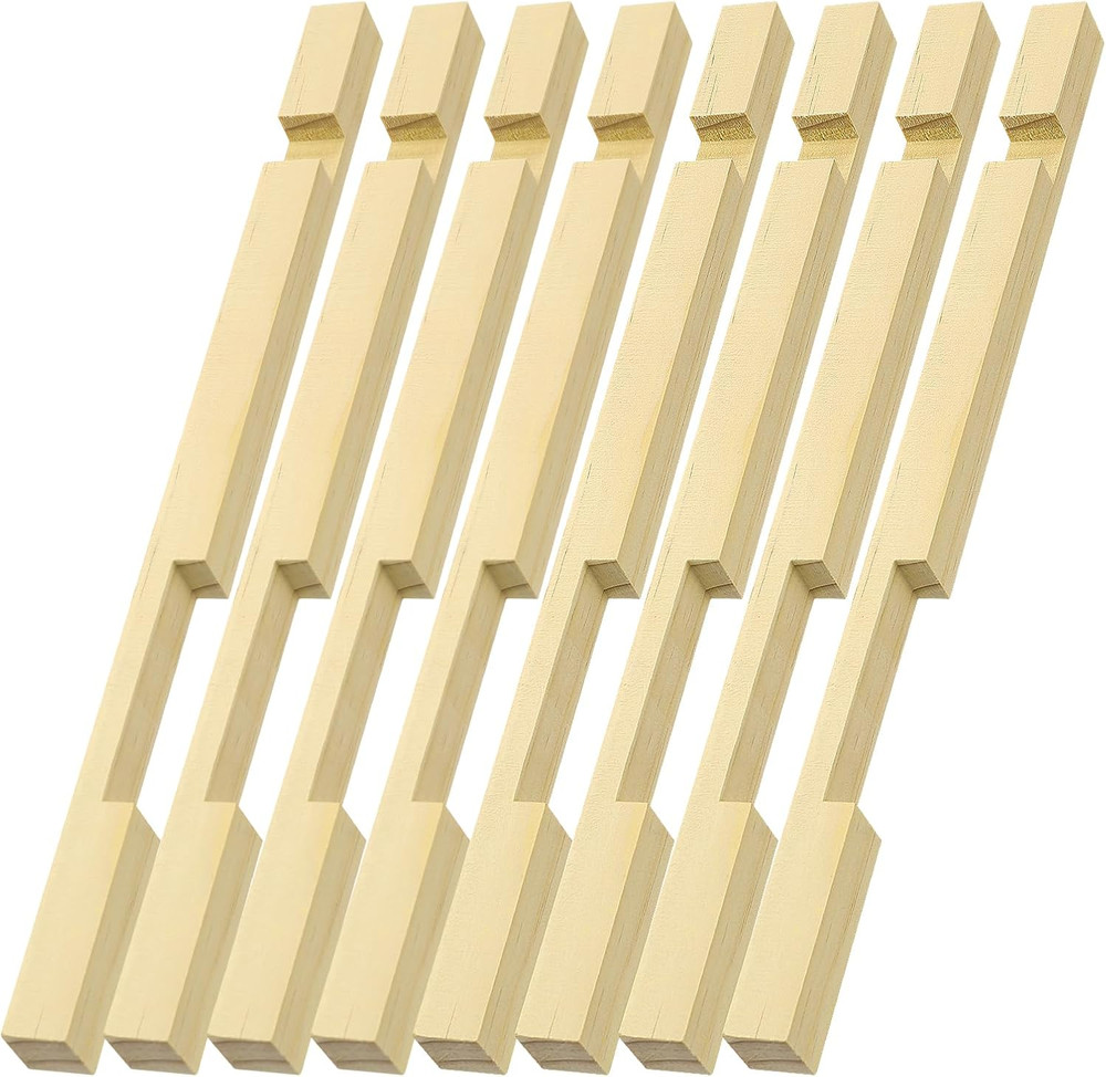 8 Pack Wooden Entrance Reducers for 10 Frame Beehives, 14.75 x 0.75 x 0.75 in