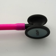 Pink Cardiology Stethoscope – Dual-Lumen, Stainless Steel, Premium Sound