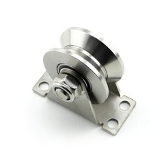 2.36” V-Groove Belt Pulley Track Rollers Rope Cable Wire Pulley Wheel Steel
