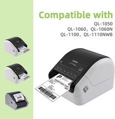 DK-1247 4.07″ x 6.4″ Shipping Labels Compatible with Brother QL-1050 QL-1050N