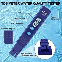 QNCIGER TDS Meter, Digital Water Quality Tester with Automatic Temperature…