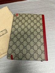 Gucci GG Supreme Monogram Notebook Journal with Illustrated Cat
