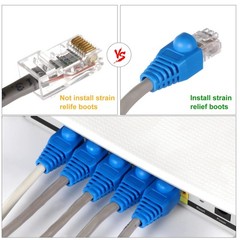 RJ45 Crimp Tool Kit for Cat5 Cat5e Cat6 Modular Plugs Connectors, RJ-11, 6P/R…