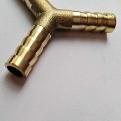 3/8″ HOSE BARB Brass Pipe 3 WAY Y Fitting Thread Gas Fuel Water Air B163