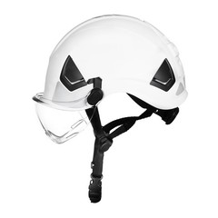 Uimoso Safety Helmet with Visor and Adjustable 6-Point Suspension System