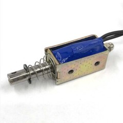 5x Micro DC Solenoid Valve Electromagnet DC 12V Spring Push-Pull Through Type US