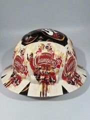 New Full Brim Hard Hat Custom Hydro Dipped SAN FRANCISCO 49ERS NFC WEST CHAMPS