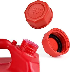 Gas Can Cap Replacement (2 Kit-Red), High Compatibility Size: 2 kitsColor: Red