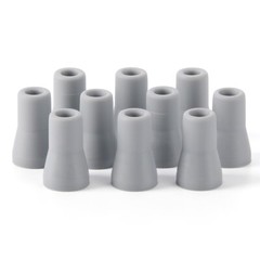 10 Pcs Dental Saliva Ejector Weak Suction Rubber Snap Tip Adapter