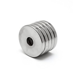 15 25 50 Strong Neodymium Magnets Countersunk Ring 25 X 5mm Rare Earth 5mm hole