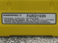 NEW Open Box – Enerpac PARG1102N, Turbo II Air Hydraulic Pump, Manual Valve
