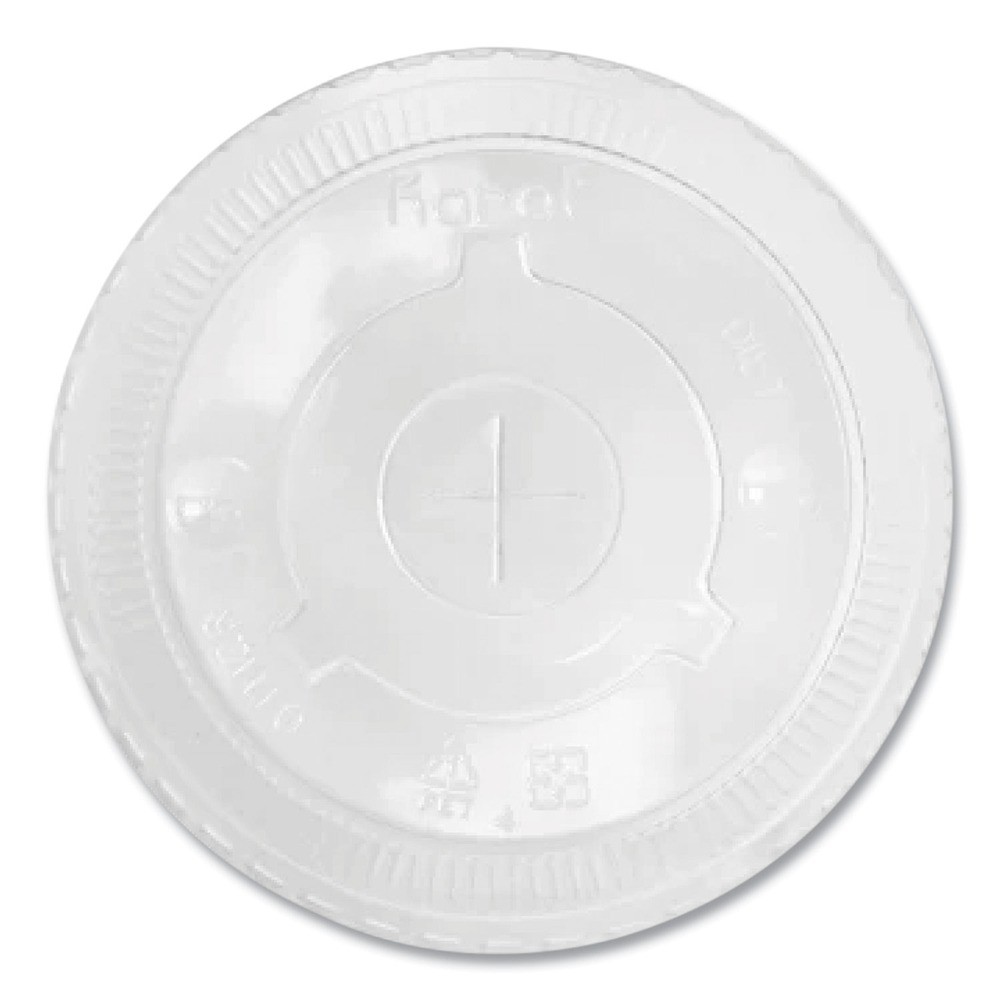 Karat KRTCKCL1045 32 oz. Cold Cup Flat PET Plastic Lids – Clear (600/Carton) New