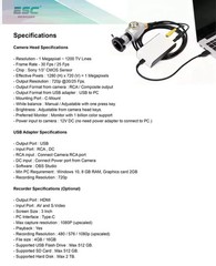 USB Endoscopy Camera HD w/ Portable Cold LED Light Source for Rigid Endoscopes