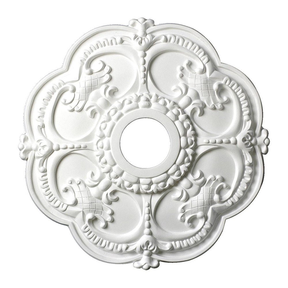 18 inch x 1-1/2 inch Floral Polyurethane Ceiling Medallion Single Pack