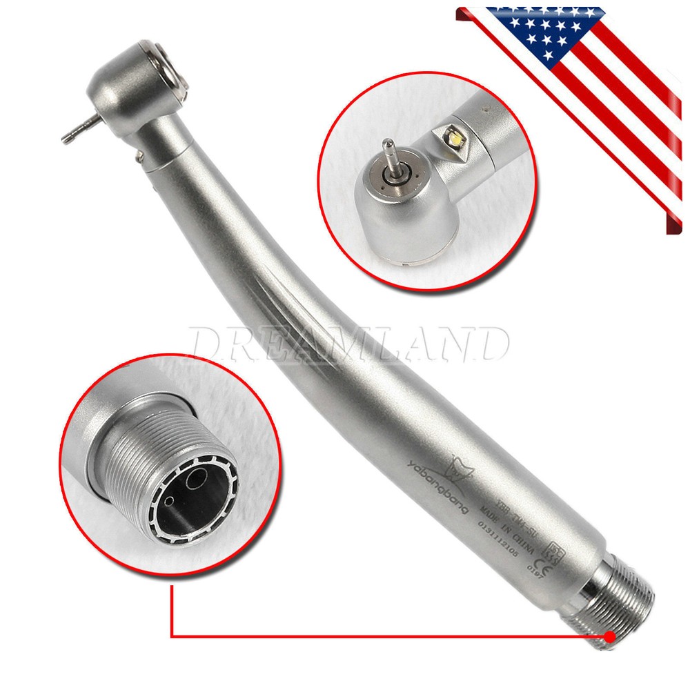 NSK Style dental high speed handpiece fiber optic LED 3 Spray 2 hole B2 YBB Tip