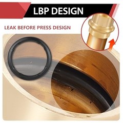 (Pack of 20) EFIELD 1/2″ Copper Press X 1/2″ PEX Crimp Coupling Brass Adapters