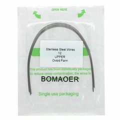 5 Packs Dental Orthodontic Staineless Steel Round Arch Wire Ovoid Form 012 Upper