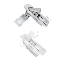 Xnrtop Electric Cabinet Panel Pop Up Lock Push Button Door Cam Lock Silver wi…