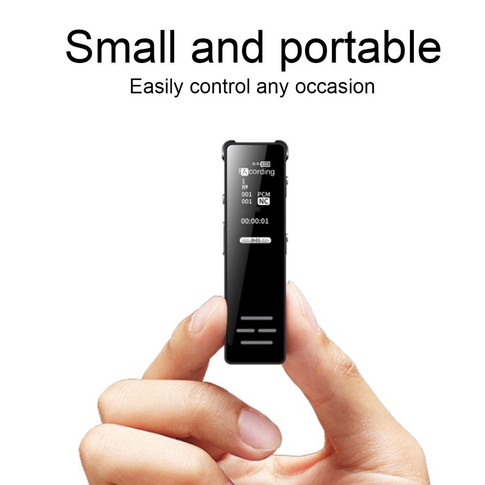 128G Spy Audio Recorder Digital Voice Activated Mini Sound Dictaphone/MP3 Player
