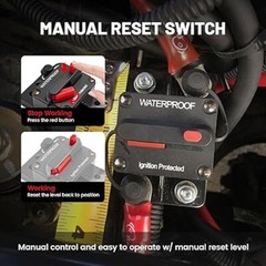 2 pcs 30 Amp Circuit Breaker for Boat Trolling Motor Marine Trailer Vehicles