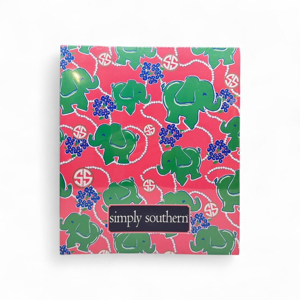 Simply Southern Notebook | Pursuit of Preppiness | Elephant Journal Pink Green
