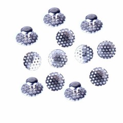 AZDENT Dental Ortho Lingual Buttons Bondable Round Base 8 Models 10pcs/pack