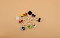 Flexible Combo Size 3ml & 5/10/20ml Vial Caps – Set of 10 – Assorted Colors