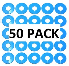 Blue Round Plastic Blank Rack Size Dividers – Multi-Pack