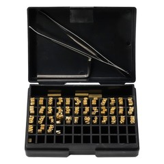 Coding Machine Word Grain Copper Letters Thermal Ribbon Printing Font 120pcs