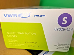 VWR Nitrite Exam Gloves Small 82026-424 QTY:1000 | Case Of 10 Packs