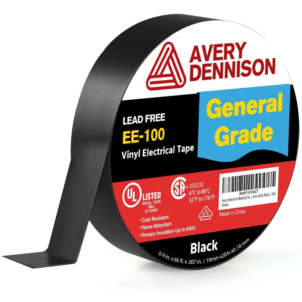 Avery Dennison Electrical Tape, General Use PVC Electric Tape, UL/CSA Listed …