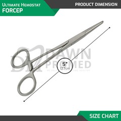 10 Pcs Mosquito Hemostat Locking Forceps 5″ Curved & Straight Surgical German GR