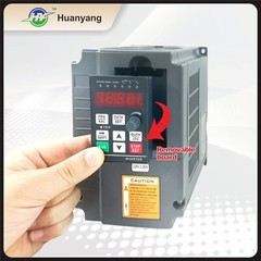 Huanyang VFD 220V 2.2kW 3HP Vector Control Inverter CNC single phase to 3 phase