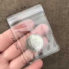 Small Plastic Bags, 100 Pcs Mini Baggies, Clear 5X7 cm, Transparent