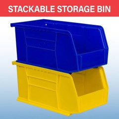 30230 AkroBins Plastic Storage Bins, Space-Saving Stackable Bins for Garage, …