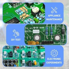 1000 Pcs 50 Values 1/4W Metal Film Resistor Assortment Kit, 0.25W 1% Tolerance