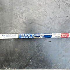 Lucas Milhaupt SIL-FOS 15 Brazing Rods 15% Ag BCuP-5 20 in 25 ct Lot# 95150