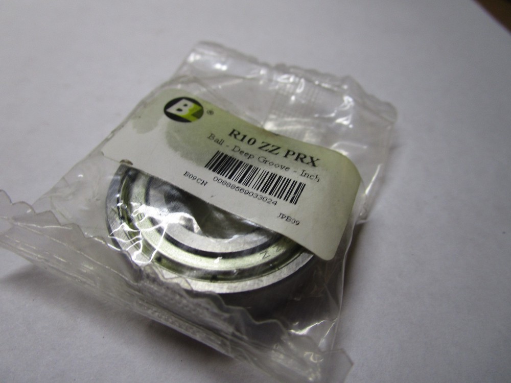 R10 ZZ 0.625″ ID x 1.375″ R10-ZZ 1 Row Double Shield Radial Ball Bearing QTY 2