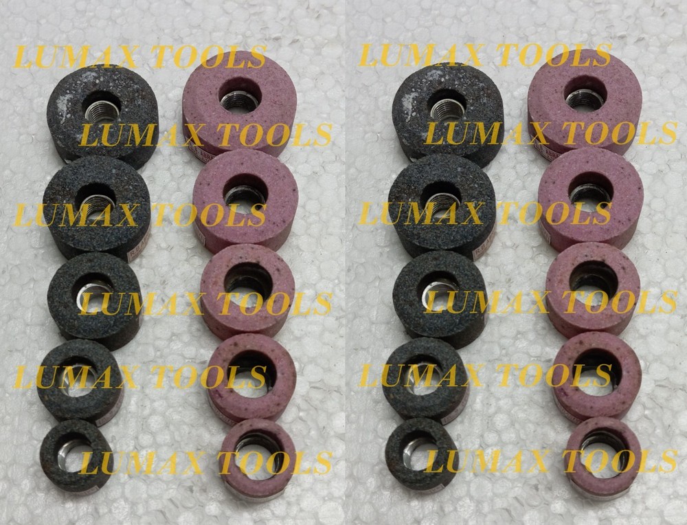 20PCS Kit Of VALVE SEAT GRINDING STONES For B & D HOLDER 9/16″ Thread 80 Grit.