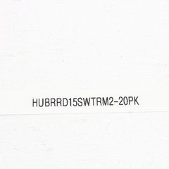 20 Hubbell White Tamper Resistant Decorator PANEL Receptacles 15A Earless
