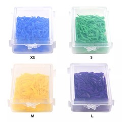 Disposable Plastic Wave Shape Dental Wedges Teeth Wedge Tooth Gap 100 Pcs/Box