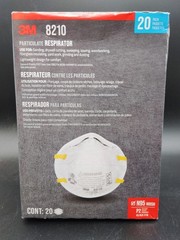 Lot of 3 3M 8210 N95 Particulate Respirator Mask Box of 20 EXP 10/2025 NIOSH