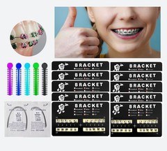 Easy-to-Install 200pcs Roth Brackets for DIY Braces – Stainless Steel Quality
